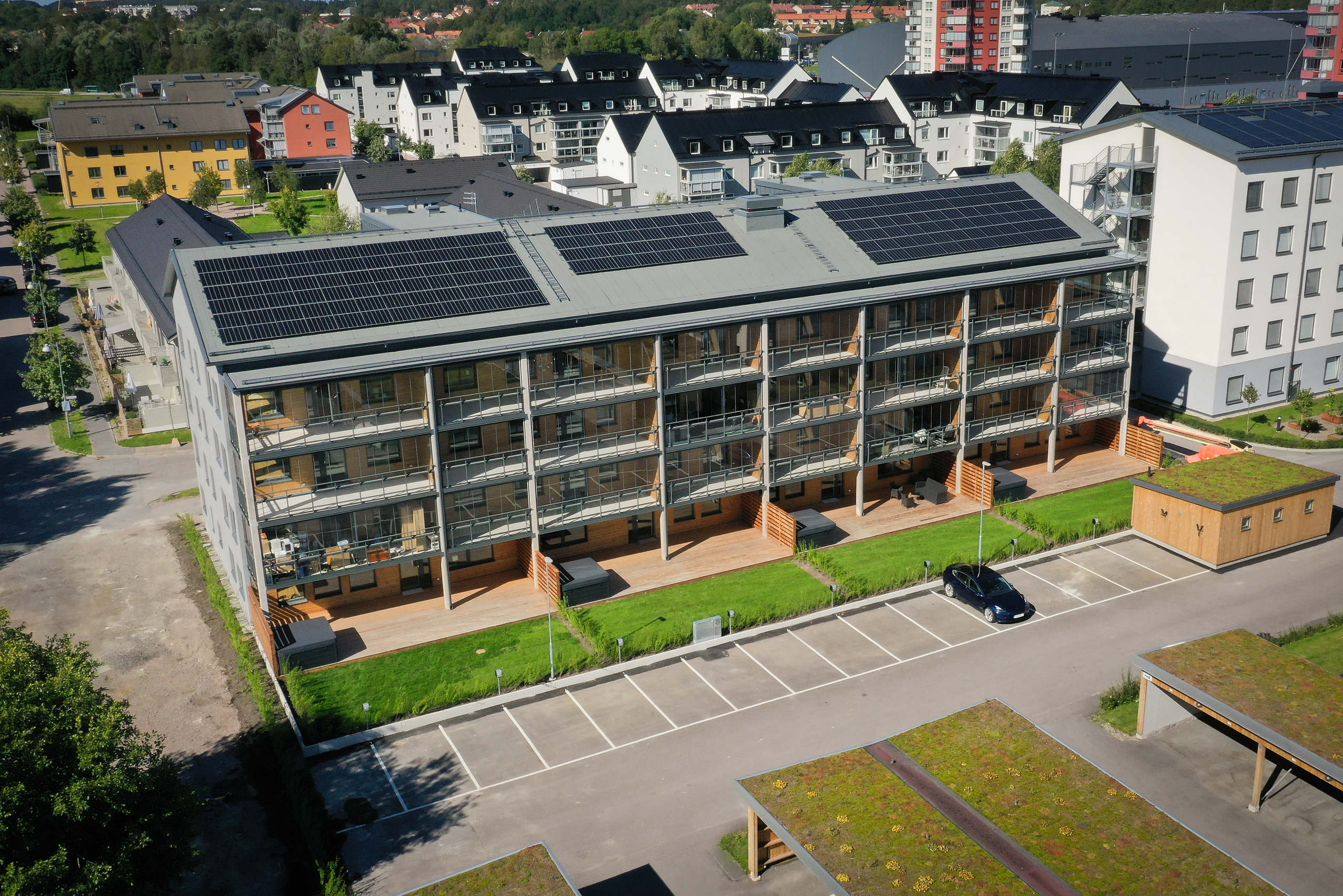 Bild på flerbostadshus