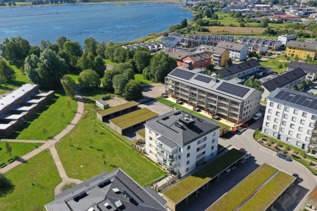 Bild på flerbostadshus