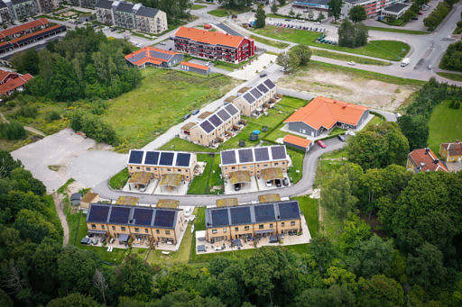 Bild utanför flerbostadshus